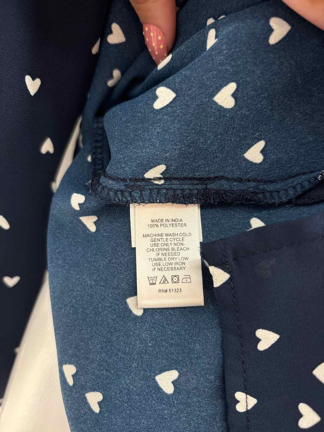 Size 2X CECE Navy Shirt