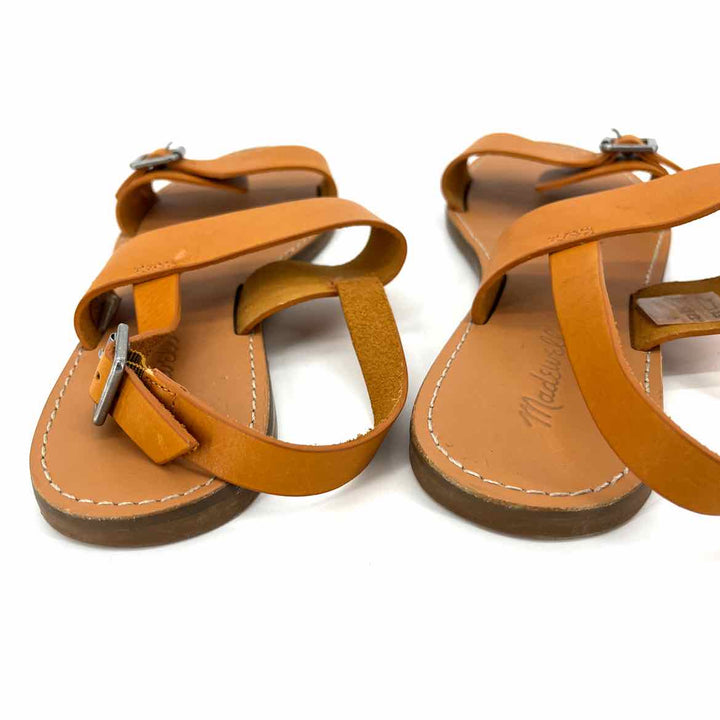 Shoe Size 9 MADEWELL Camel Leather Sandals