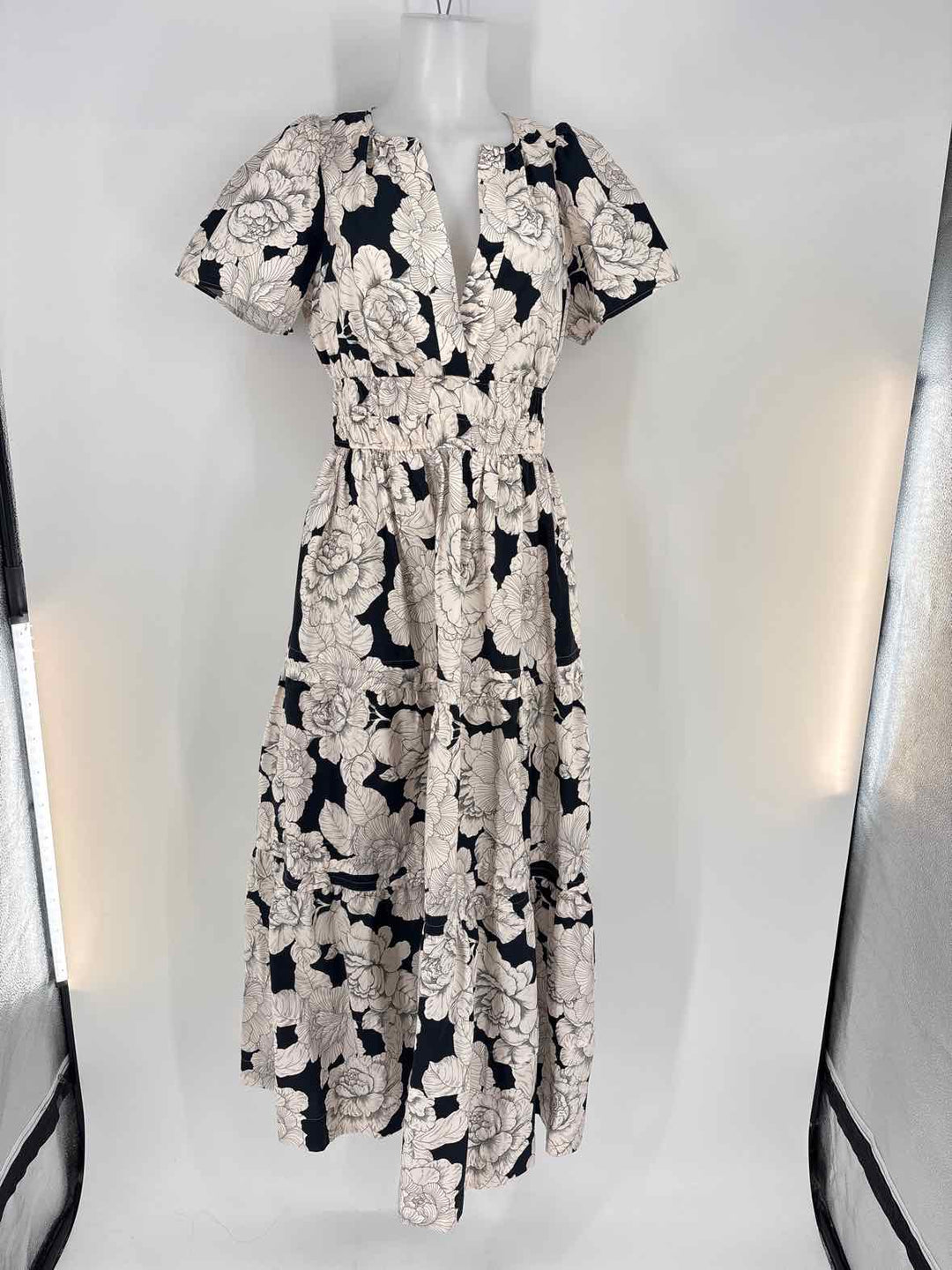 Size S Anthropologie Black/White Dress