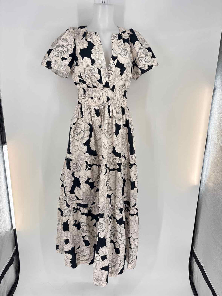 Size S Anthropologie Black/White Dress