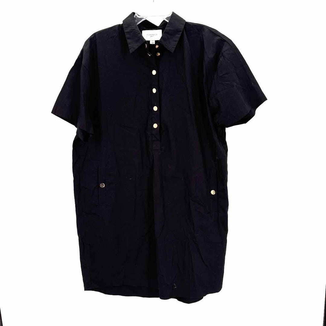Size L POMANDER PLACE Black Dress