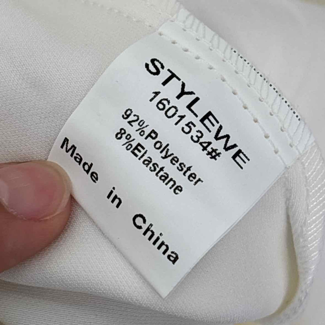 Size 2X White Dress