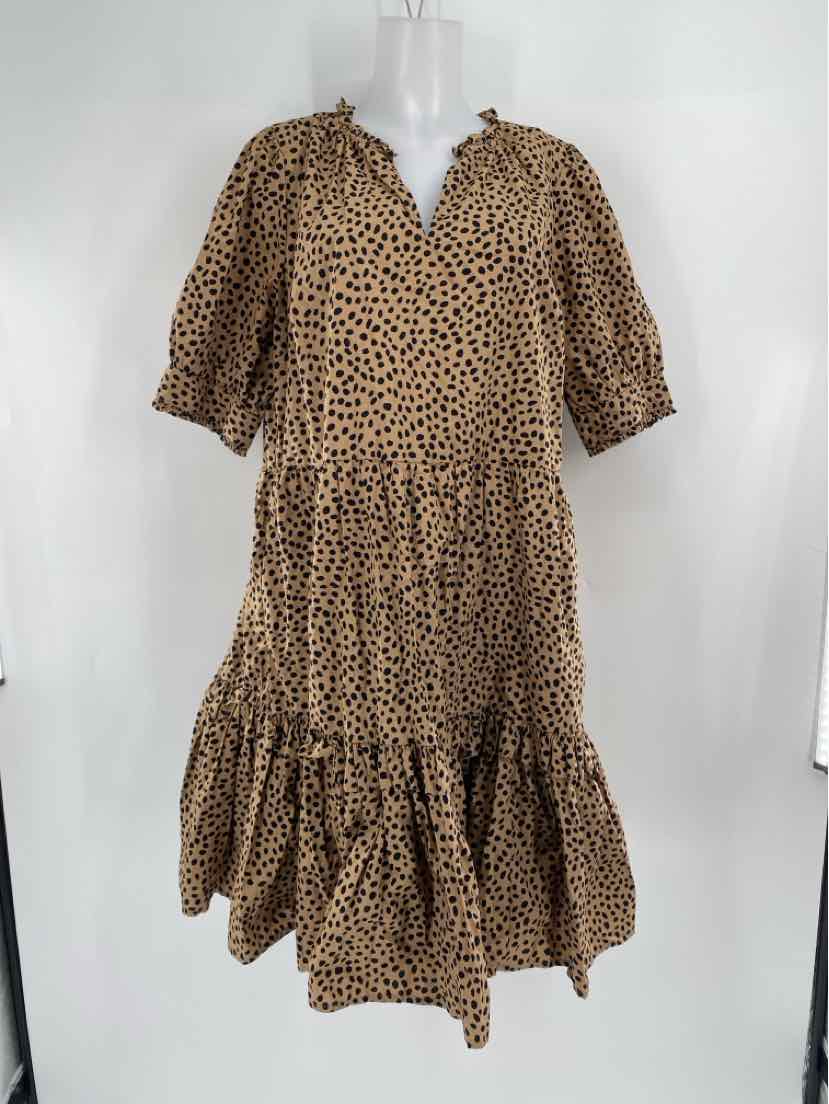 Size XL J Crew Tan Dress
