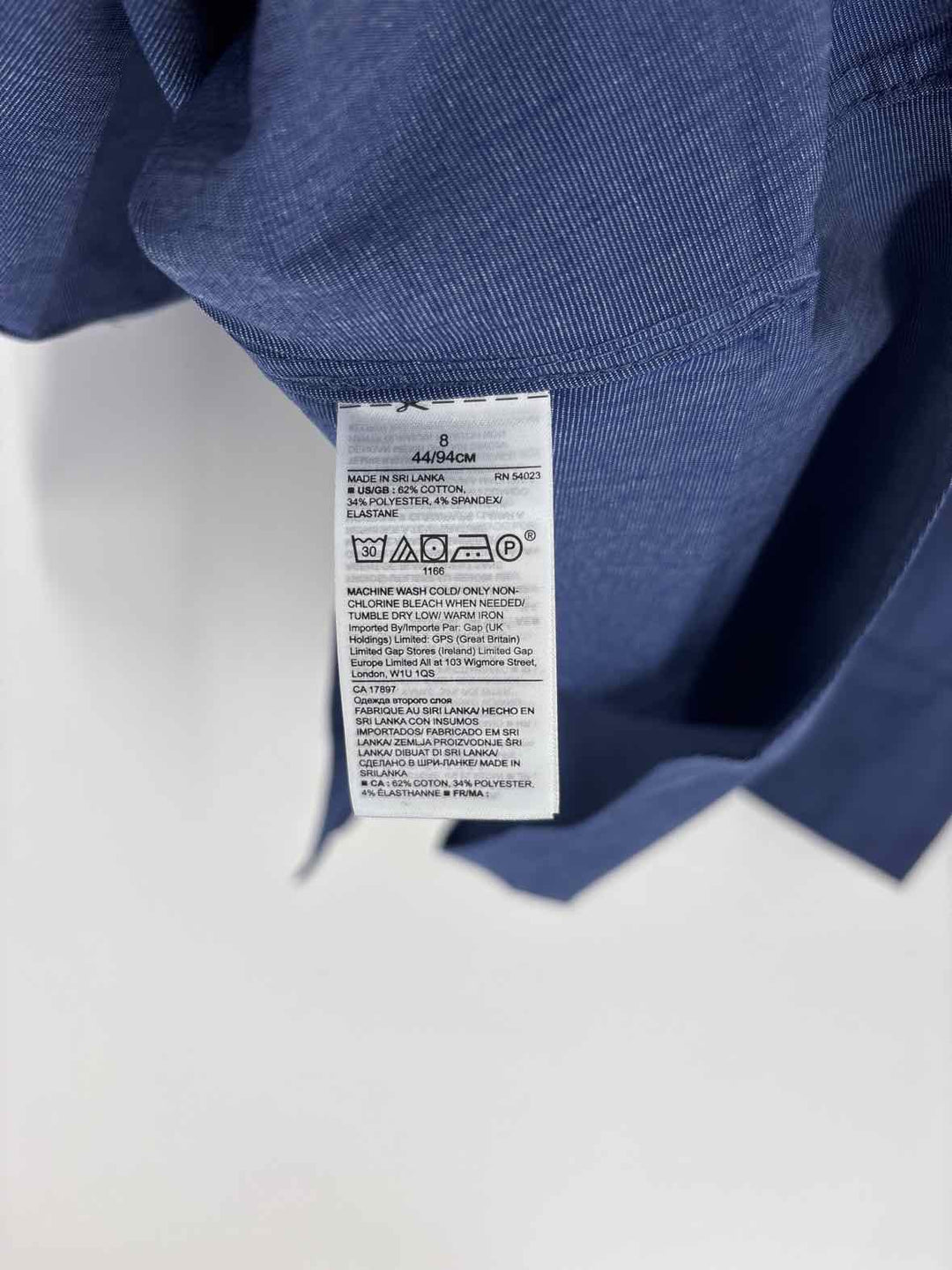 Size 8 Banana Republic Blue Shirt