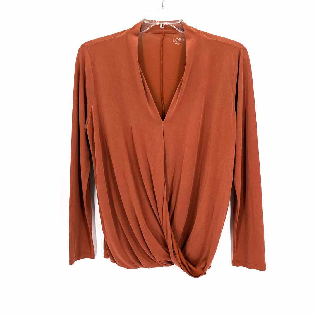 Size L LOFT Pumpkin Shirt