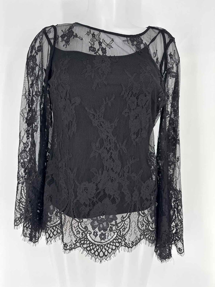 Size XS White House Black Market Black Shirt
