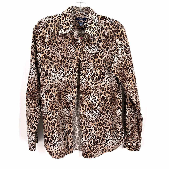 Size M CHAPS Brown Shirt