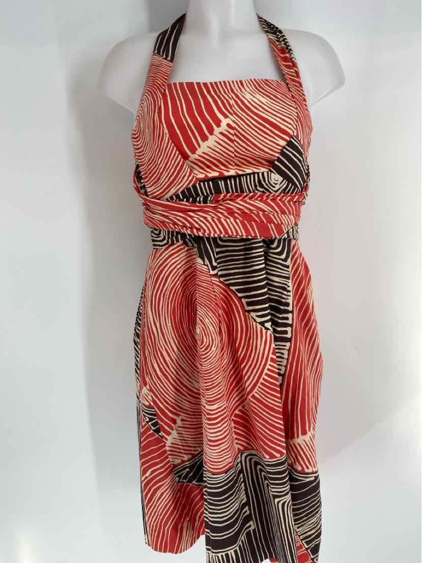 Size 6 Orange Dress