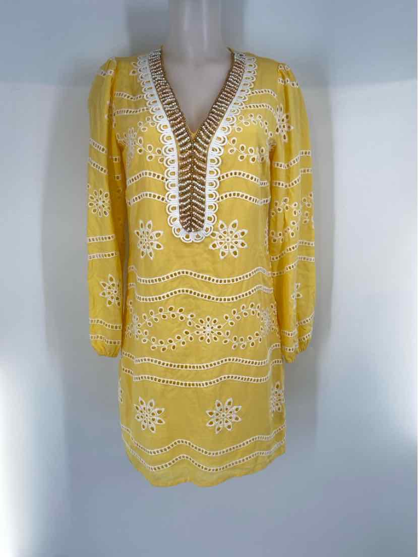Size XS BOSTON PROPER Yellow Dress