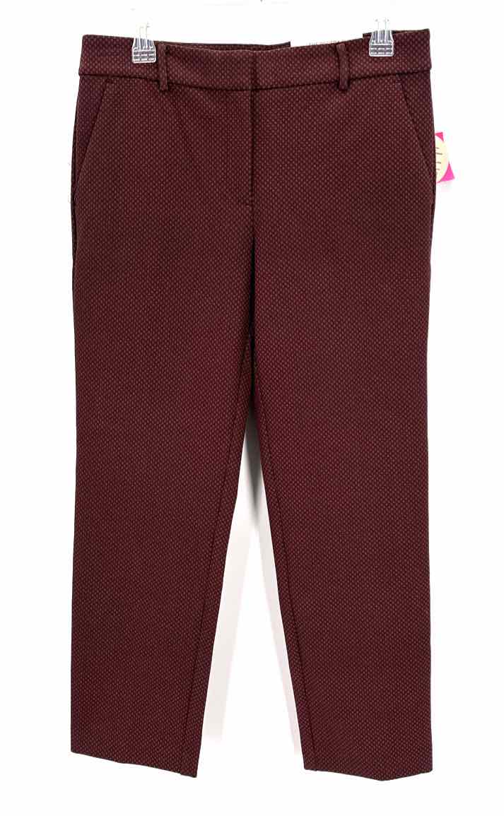 Size 6 LOFT Burgundy Pants