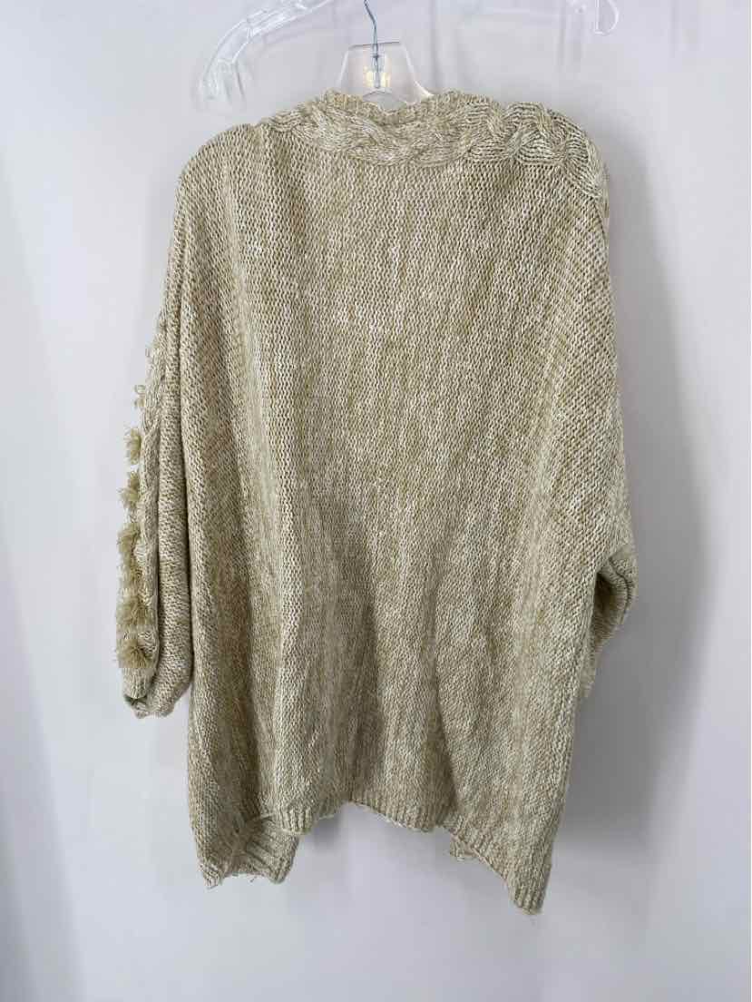 Size One Size Anthropologie Tan Knit Cardigan