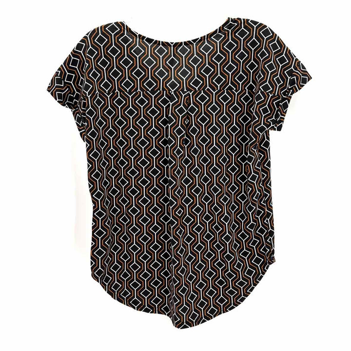 Size M Black Print Shirt