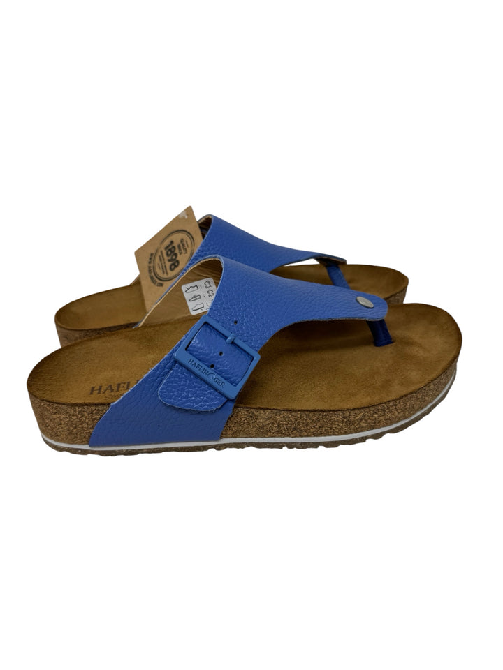 Shoe Size 37 Blue Leather Sandals