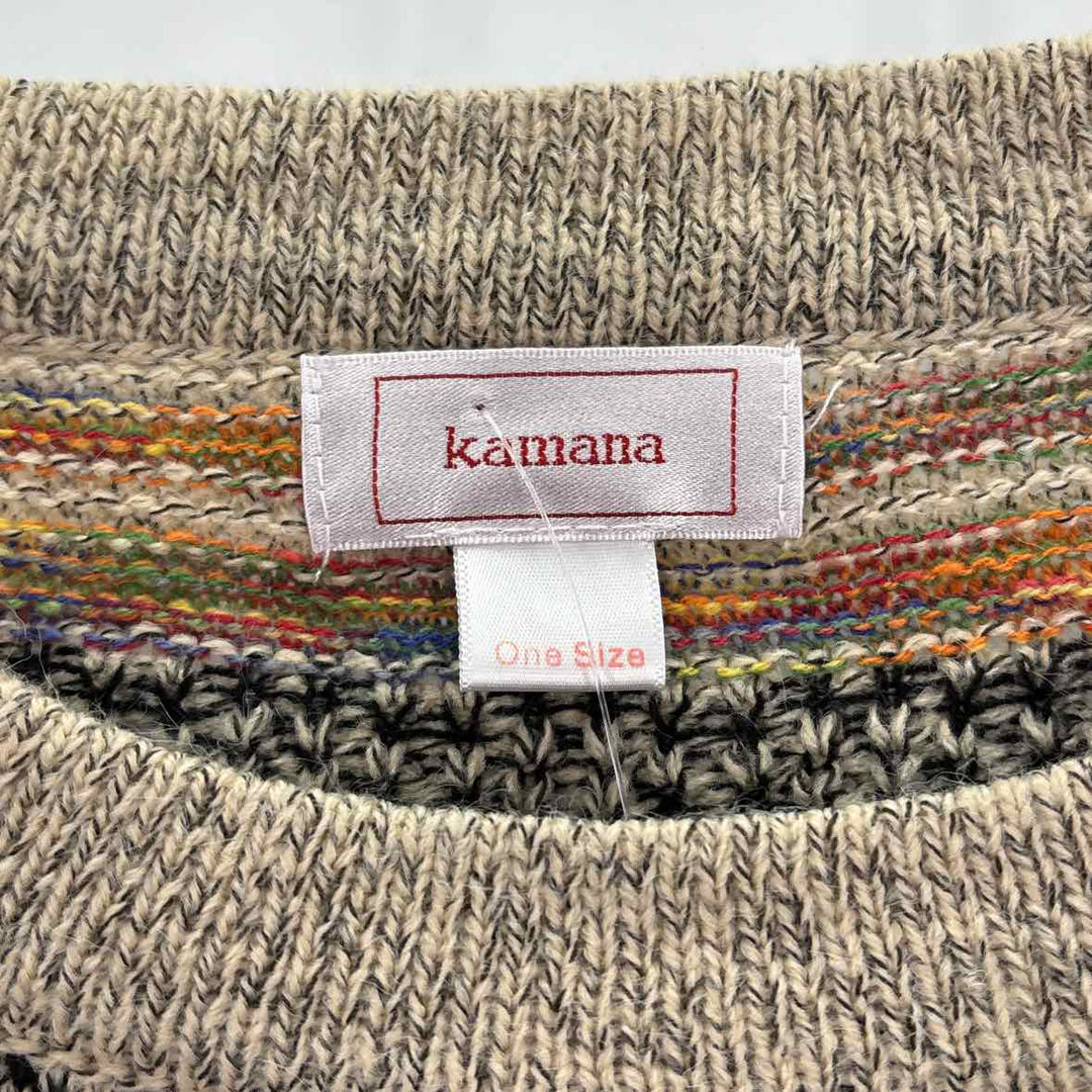 Size One Size Tan Sweater