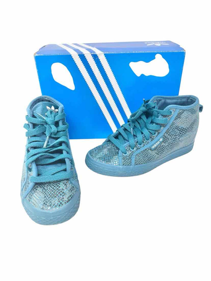 Shoe Size 7 Adidas Blue Sneakers