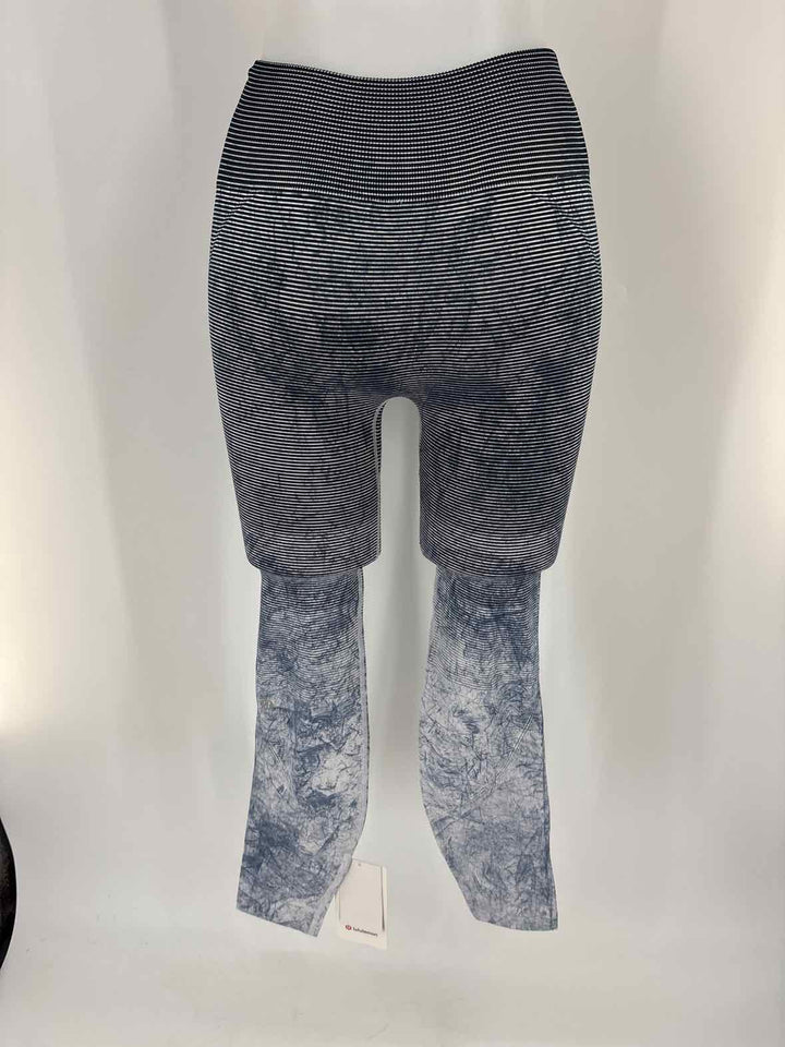 Size 6 Lululemon Navy Print Pants
