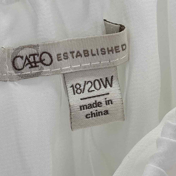 Size 18/20 CATO White Shirt