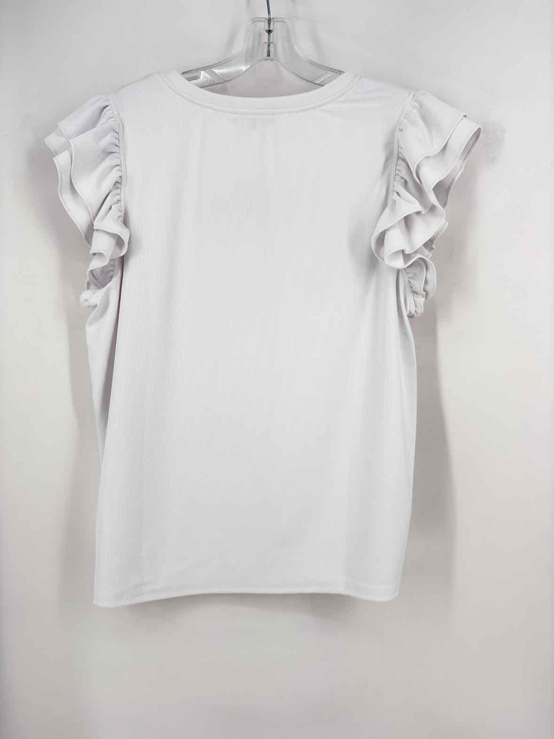 Size L Adrianna Papell White Shirt