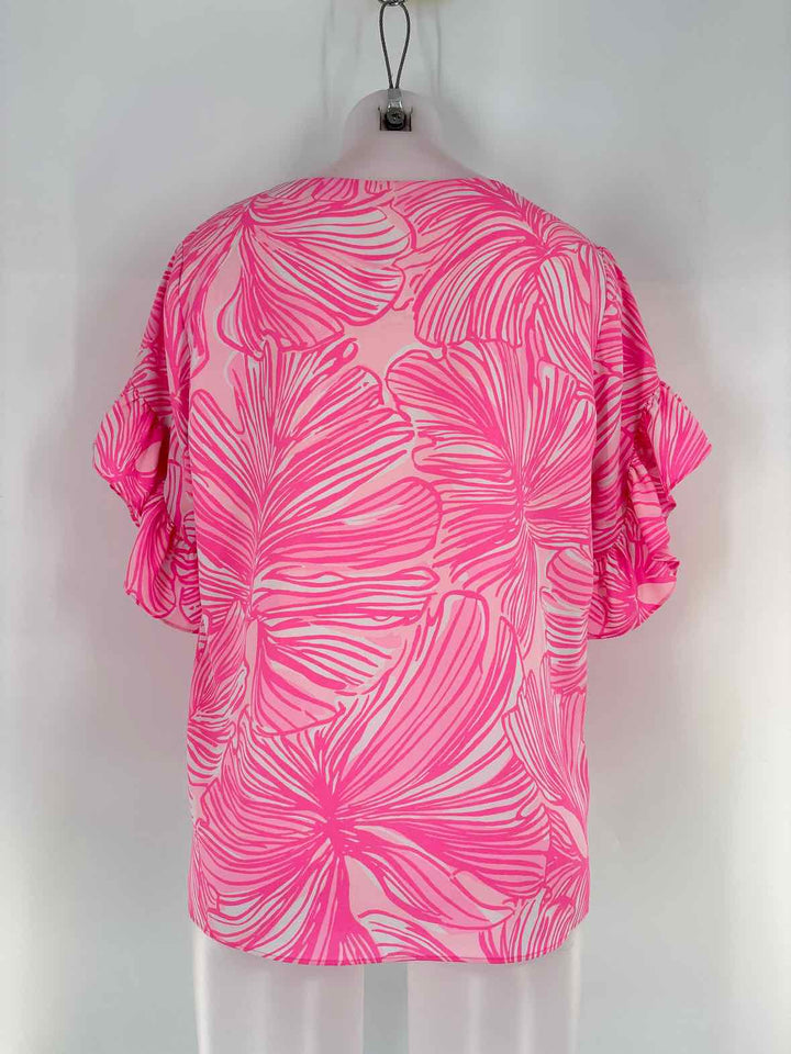 Size M Lilly Pulitzer PINK PRINT Shirt