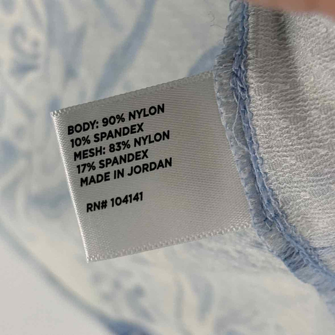 Size M Blue Print Shirt
