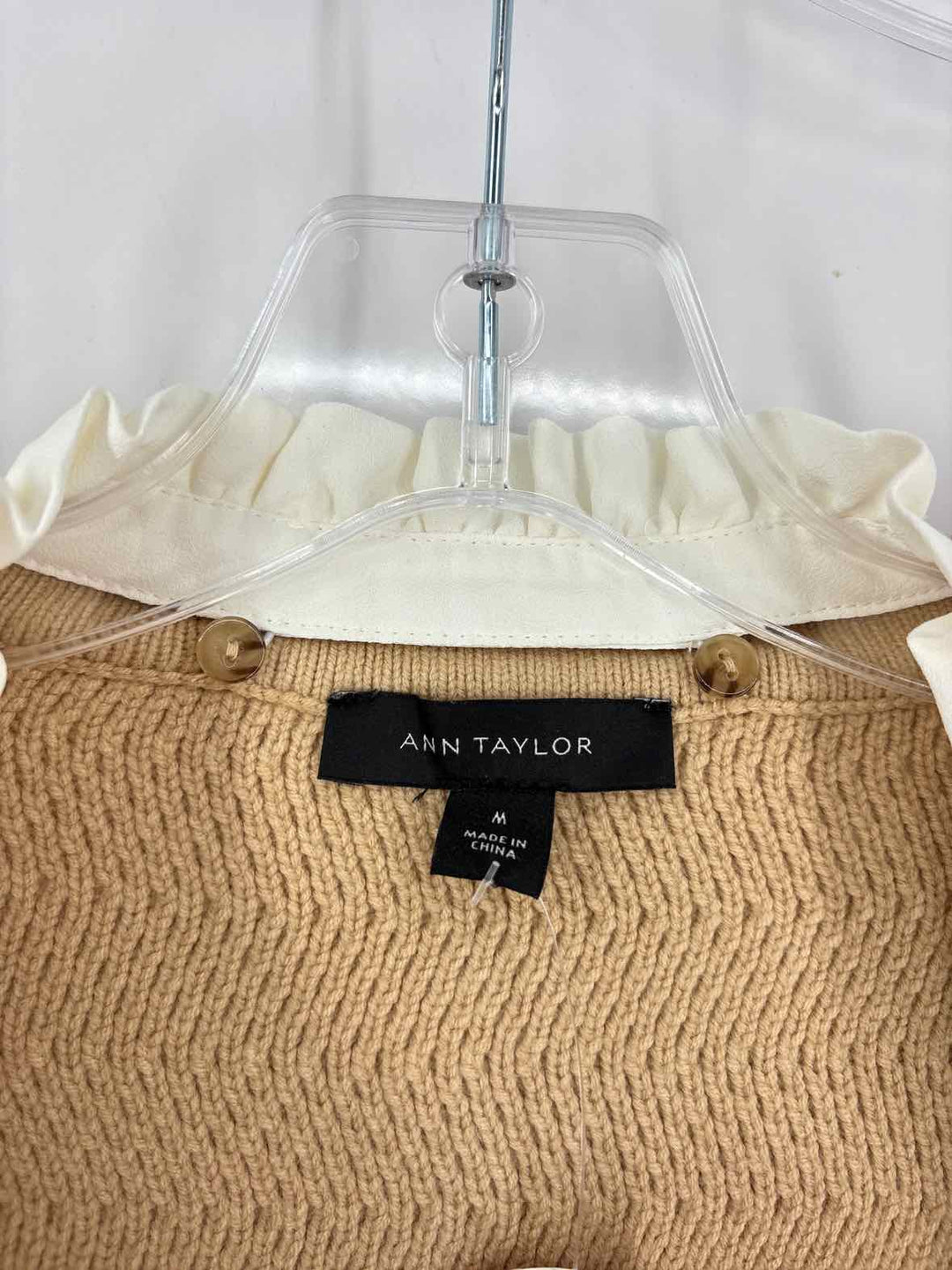 Size M Ann Taylor Tan Sweater