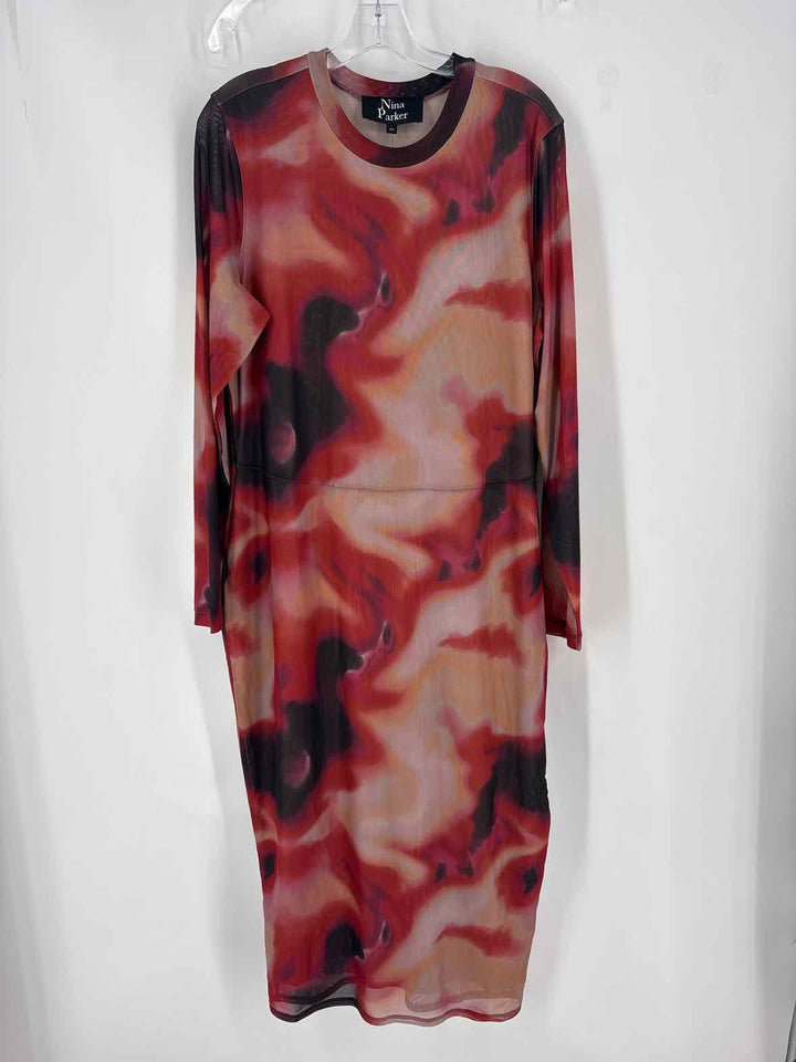 Size 2X Multi-Color Dress