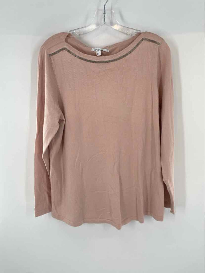 Size L Chico's Pink Shirt