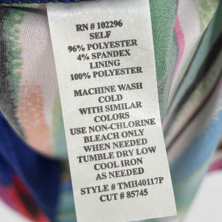 Size 8P CONNECTED APPAREL Multi-Color Dress