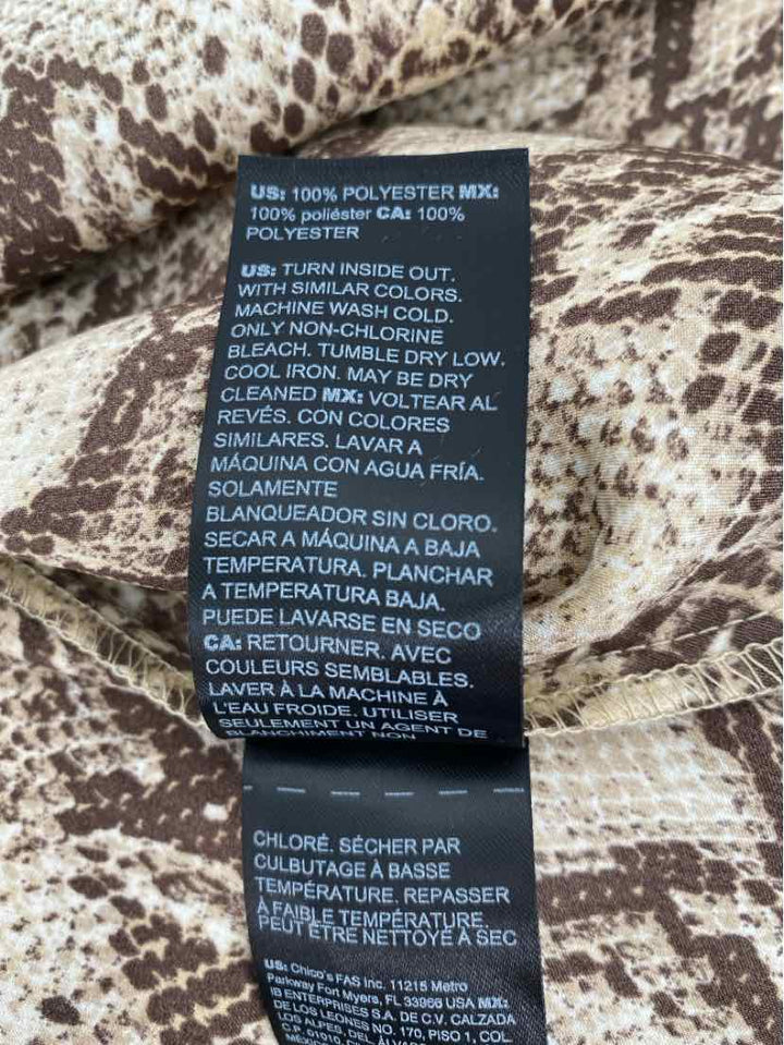 Size 16 White House Black Market Tan Shirt