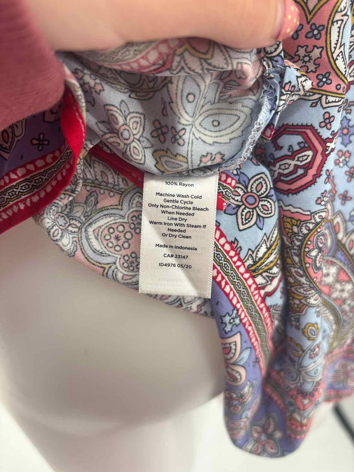 Size L Talbots Blue Print Shirt