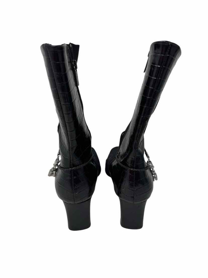 Shoe Size 9.5 BRIGHTON Black Boots