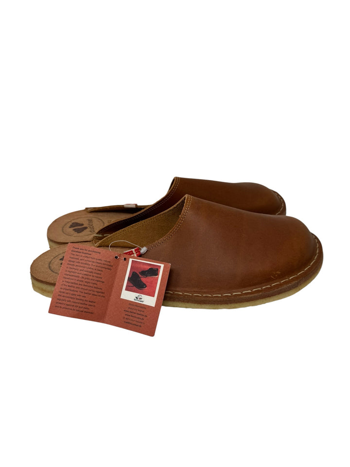 Shoe Size 44 Brown Leather Mules