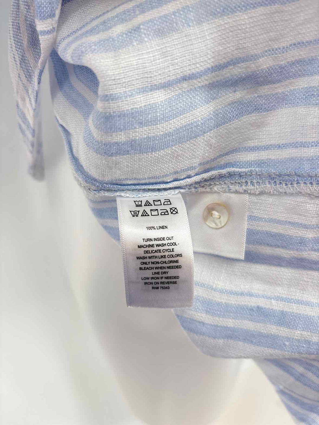 Size 1X SIGRID OLSEN Blue Shirt
