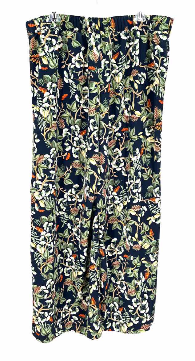Size XL LOFT Navy Print Pants