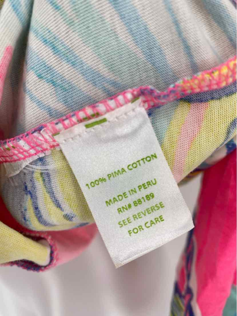 Size 2 Lilly Pulitzer Navy Print Dress