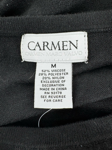 Size M CARMEN MARC VALVO Black Sweater