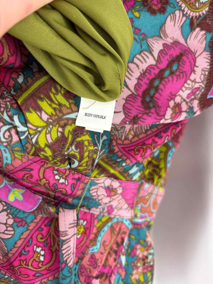 Size 6 KAY UNGER Multi-Color Dress