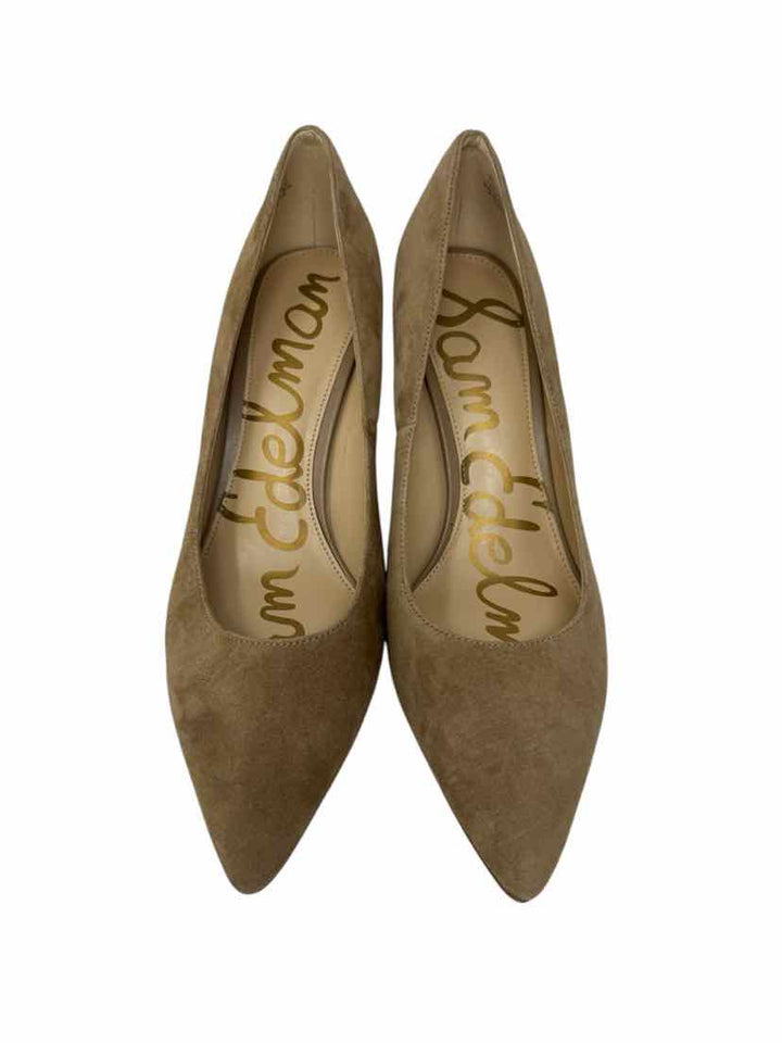 Shoe Size 7.5 Sam Edeleman Tan Suede Pumps