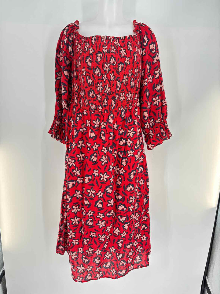 Size 2X who what wear Red Print Dress