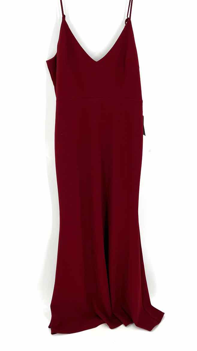 Size XL LULUS Burgundy Dress