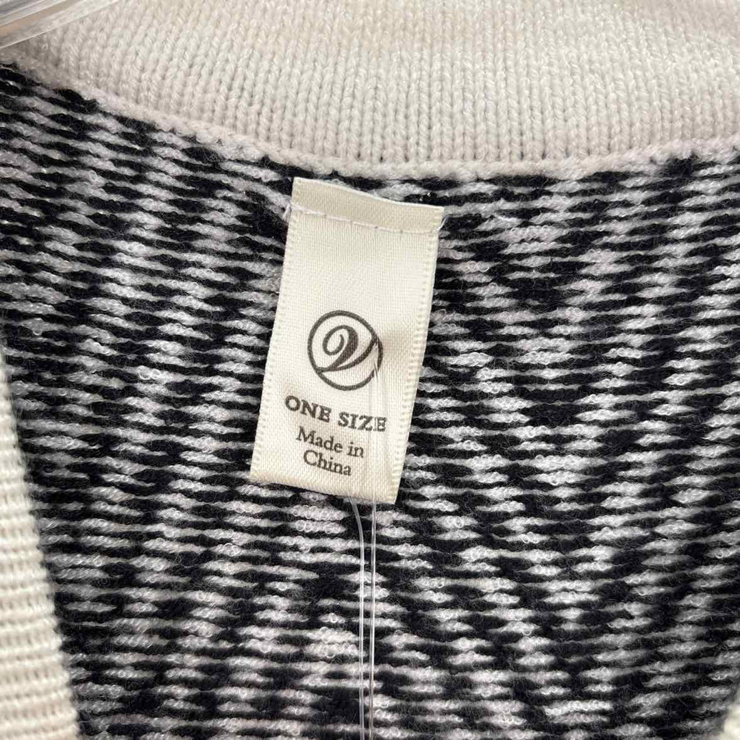 Size One Size VERSONA Cream Knit Sweater