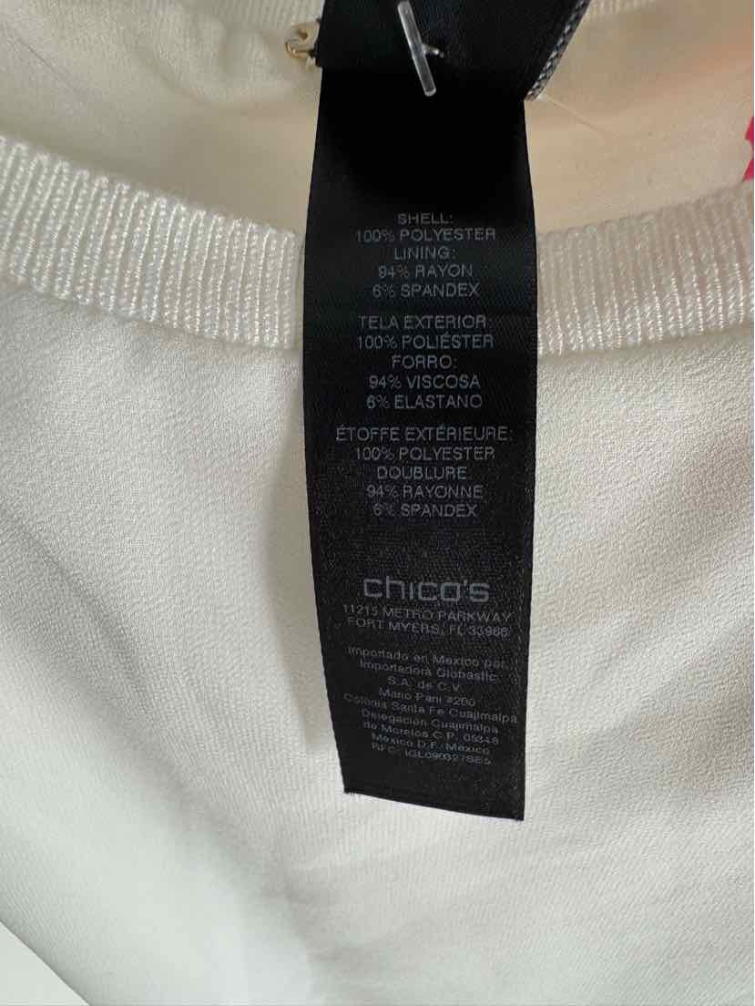 Size M Chico's Ivory Shirt