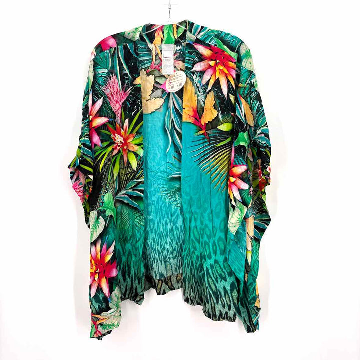 Size L/XL Chico's Multi-Color Cardigan