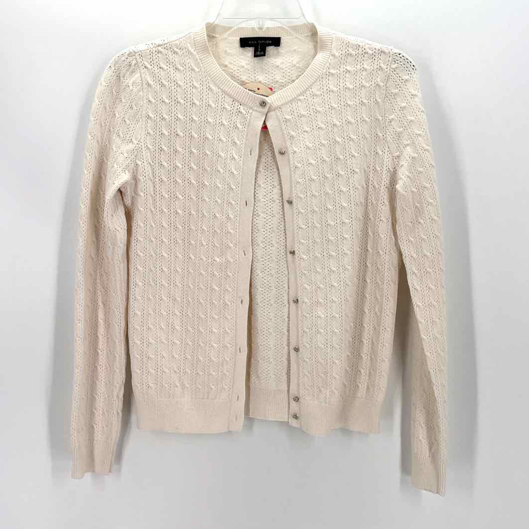 Size S Ann Taylor Ivory Cardigan