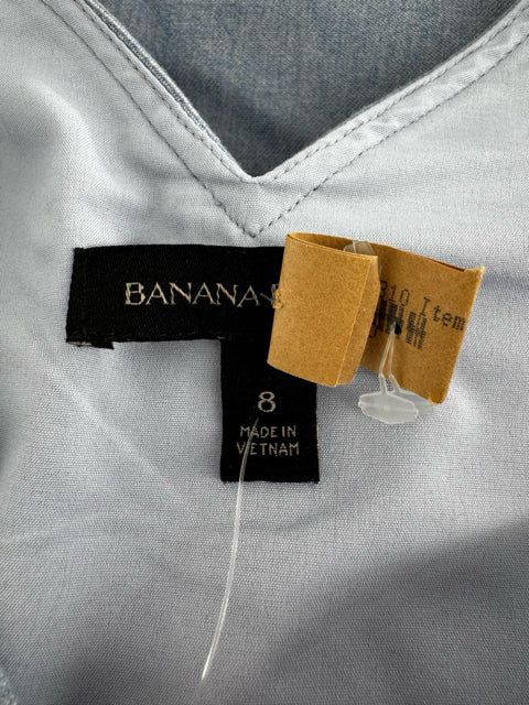 Size 8 Banana Republic Blue Dress