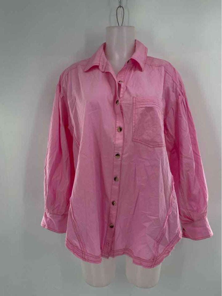 Size S WE THE FREE Pink Shirt