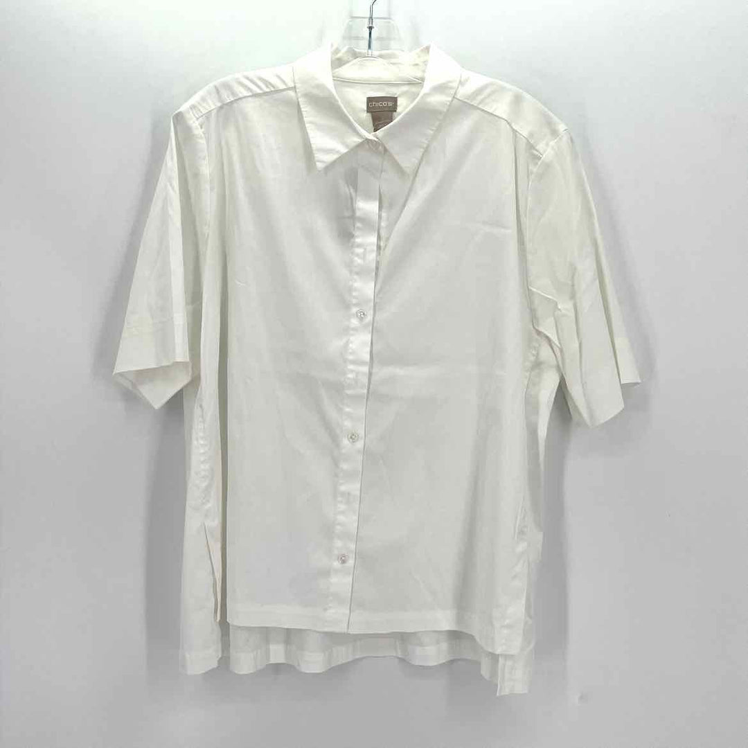 Size 2 Chico's White Shirt
