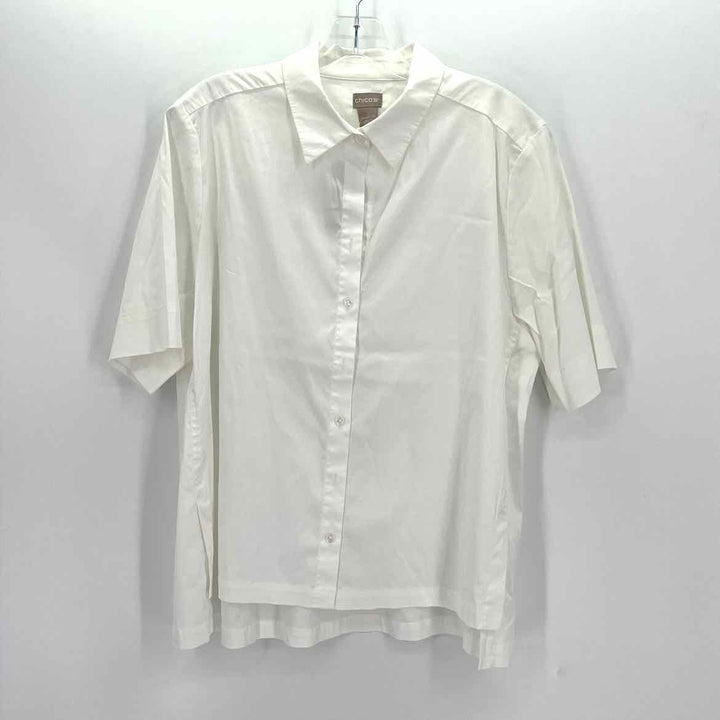 Size 2 Chico's White Shirt