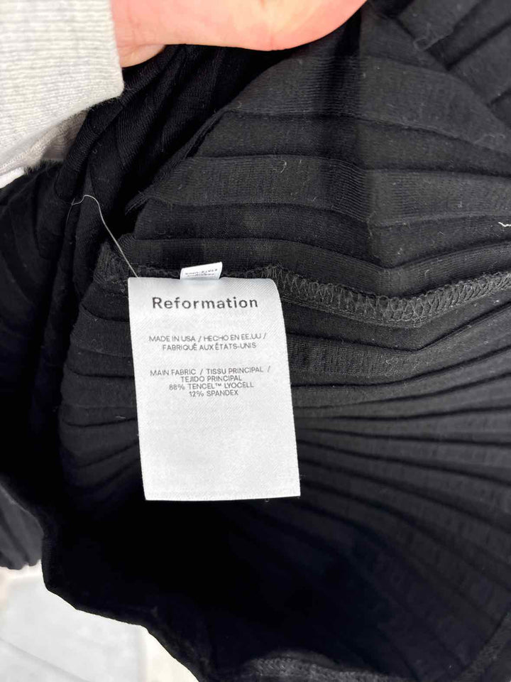 Size L REFORMATION Black Dress
