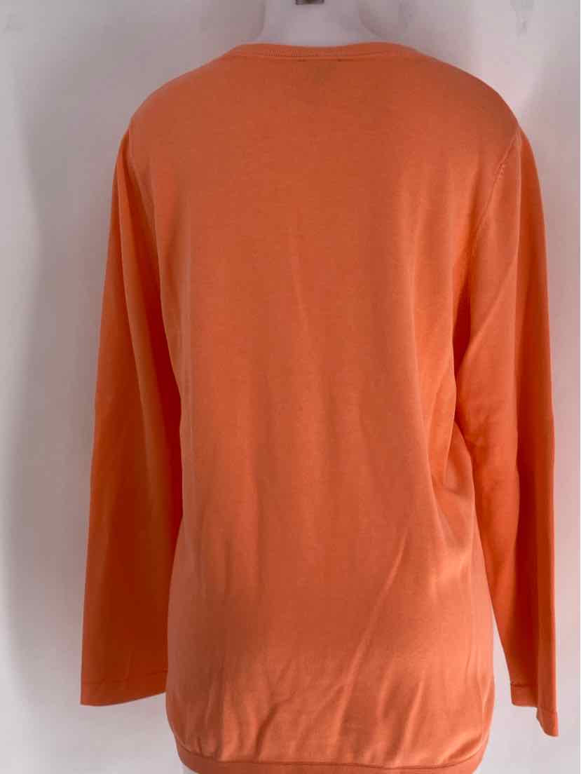 Size L Talbots Orange Cardigan